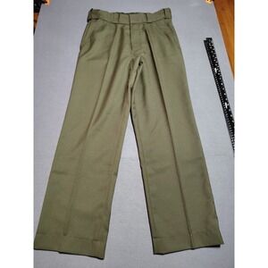 Spiewak Uniform Pants Unisex 32/29 Olive Non-Cargo Duty Trousers Flat Pockets
